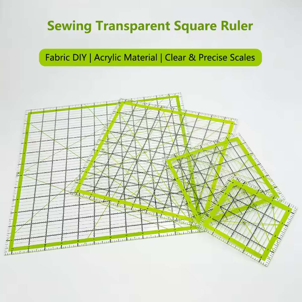 4 Buah Set Penggaris Quilting  - Quilting Ruler Square ulasan dan harga