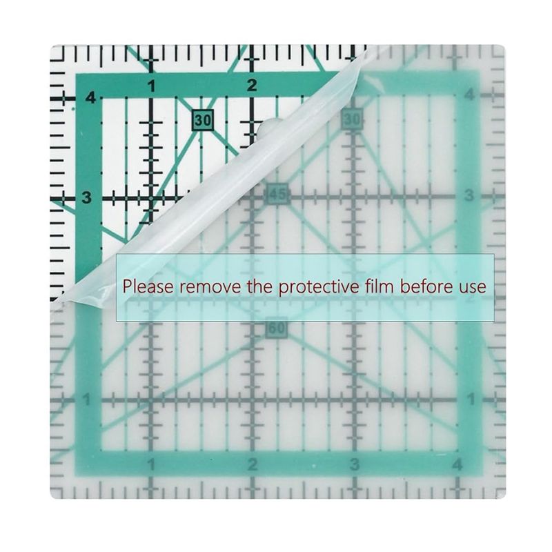 AEE4-Penggaris Quilting, 4 Tem - Quilting Ruler Square ulasan dan harga
