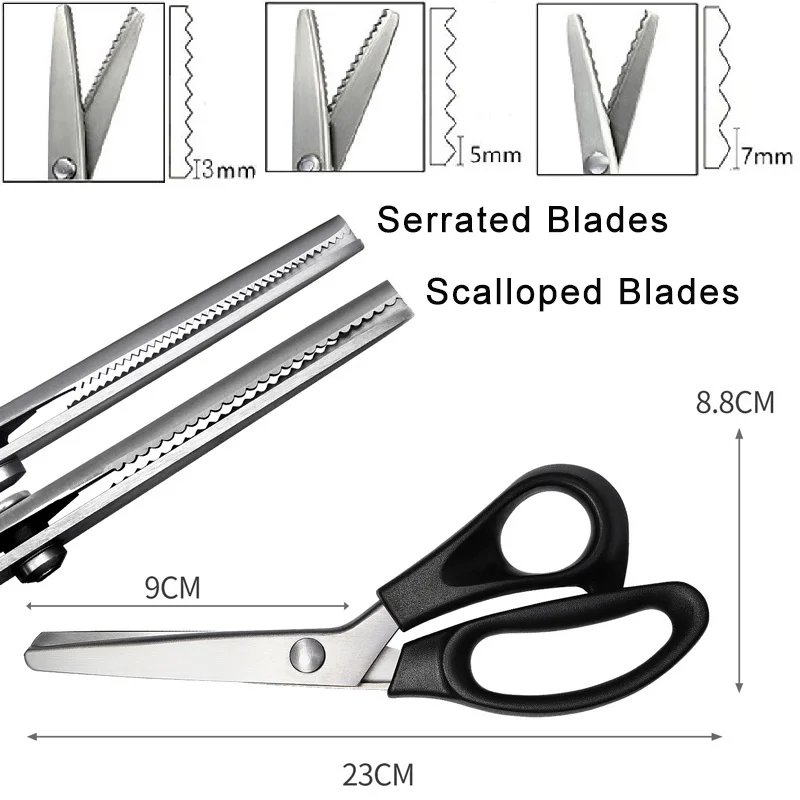 1 buah gunting pembuat gaun ba - Pinking Shear Blade ulasan dan harga