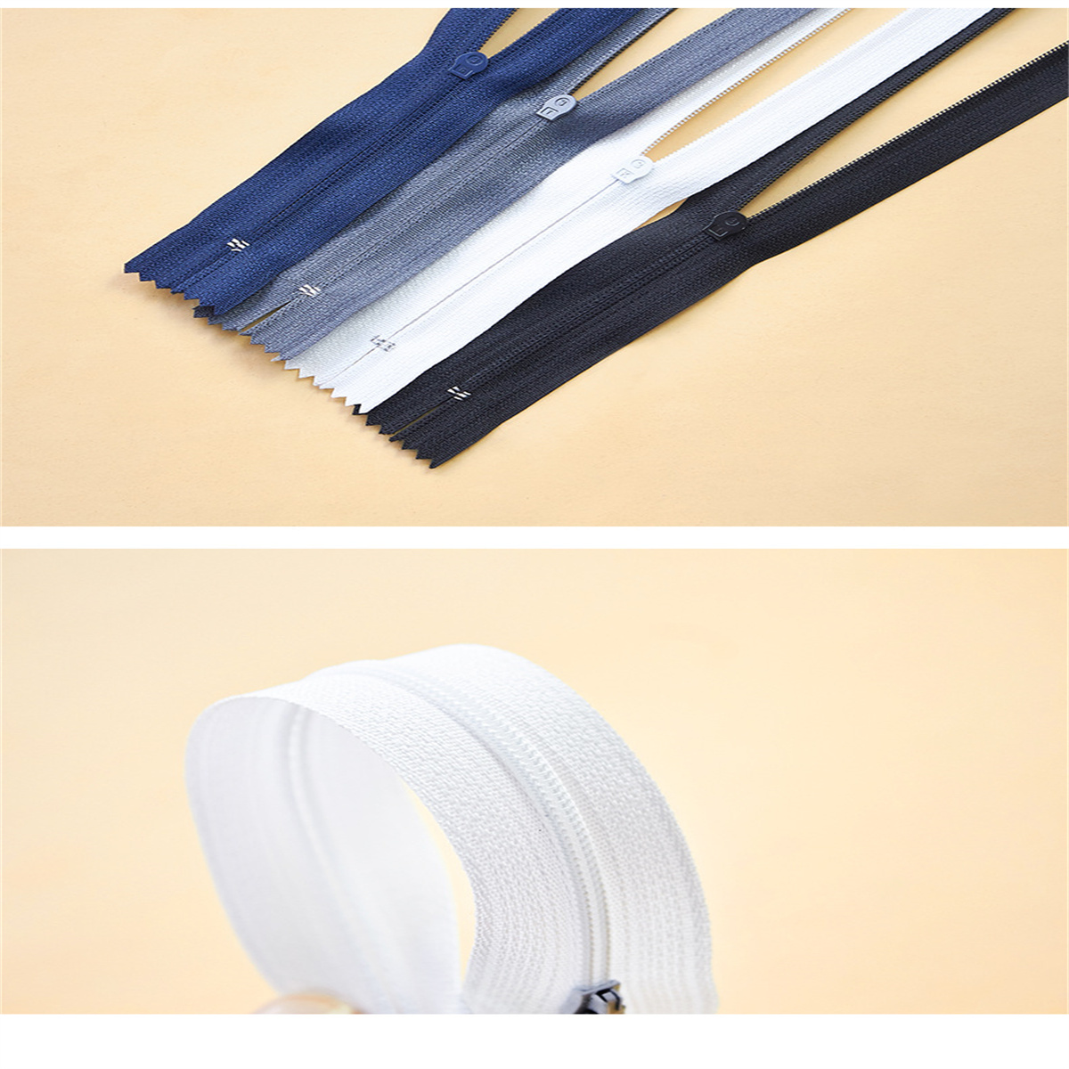10 buah # 3 Ritsleting Nylon T - Sewing Front Zipper ulasan dan harga