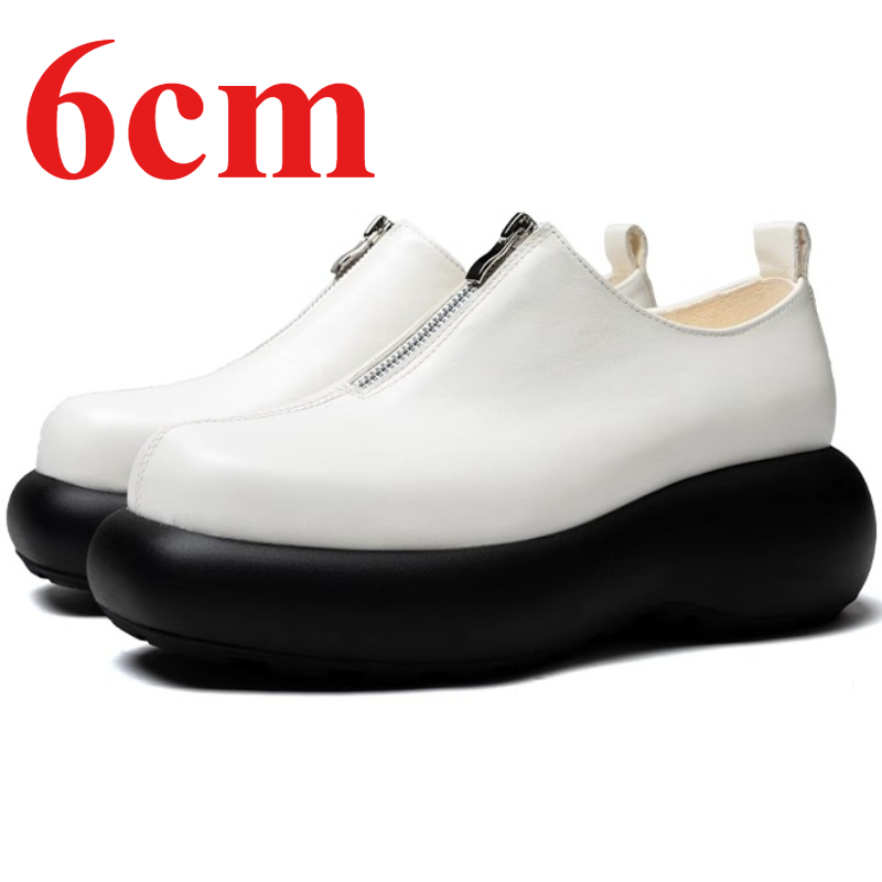 Sepatu Derby untuk Pria Sepatu - Sewing Front Zipper ulasan dan harga