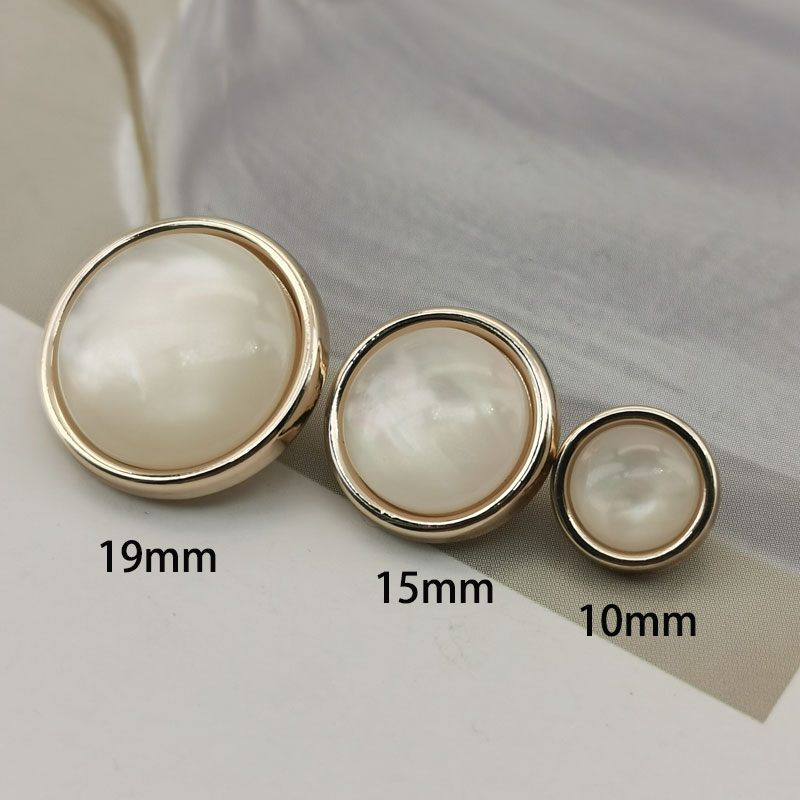 Kancing logam mutiara warna 10 - Button Hole Cutter ulasan dan harga