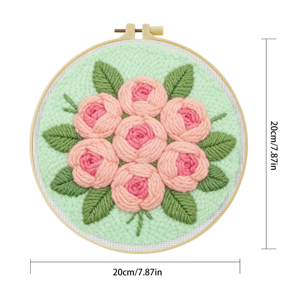 Set Kit Sulaman Jarum Punch Bu - Sewing Textile Art ulasan dan harga